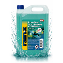 Rain-X RTU Summer Screenwash with Insect Remover & Rain Repellent - 5L