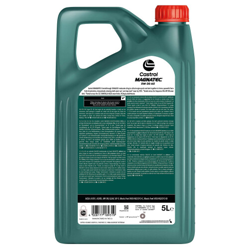 Castrol Castrol MAGNATEC 5W-30 A5 Full Synthetic Engine Oil, 5L 1