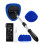 AstroAI Car Windscreen Cleaner Tool with 4 Reusable Microfiber Pads, Blue 1