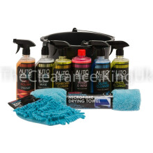 9pc Car Cleaning Kit, Wash kit, valet, Wash & Wax Set, Drying Towel Cleaning Mit Bucket