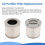 Air Purifier Filter Compatible with  Air Purifier 4 Compact Filter  Air Purifier PM 2.5 with Activated Carbon Filter 7