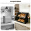 2-Tier Bamboo Bread Bin with Lid, Double Decker Bread Box for Kitchen, Eco-Friendly and Sustainable Fresh Bread Storage 7