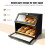 2-Tier Bamboo Bread Bin with Lid, Double Decker Bread Box for Kitchen, Eco-Friendly and Sustainable Fresh Bread Storage 9