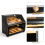 Double Decker Breadbox Bamboo Bread Bin with Lid 2-Tier Large Capacity,Clear Window with Magnet,Eco-friendly Material 5