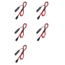 5X CB Power Cord 12V Car Lighter for Midland President MC Kinley President Walker Mobile Ham Radios