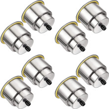 8 Pieces Stainless Steel Cup Drink Holder Boat Cup Drink Holder with Drain for Marine Boat RV Car Trailer
