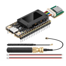 5X Meshtastic Heltec V4 0.96inch OLED Solar Powered LoRa 32 V4 Dev-Board GPS ESP32 SX1262 WiFi BLE Low Power for IoT