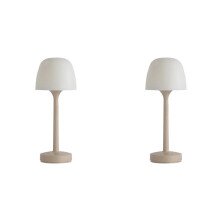 2X Shower Lamp - 16 Color Water Dimple Projector, Rechargeable, Touch & Remote Control, Cordless Light for Bathroom