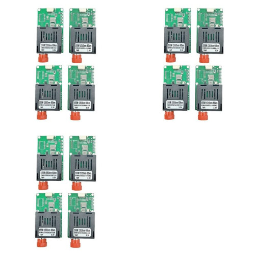6 Pairs TTL Optical Transceiver Module 60KM Optical End Device Dedicated Optical Port ST Interface Module UART/SBUS