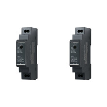 2X DIN Rail Power Supply 24V 0.63A 15W, Input 100-240V AC 50/60Hz DIN Rail Transformer