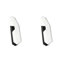 2X 610ML Large Capacity Aerodynamic Water Bottle Squeeze Sport Kettle with Cage Set for Aero Road Bicycle Cycling