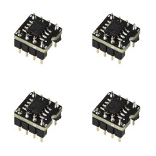 4X OPA1655 100mA High Current JFET Single Op Amp Low-Distortion Single Op-Amp, SMD to DIP, Thickened Pins