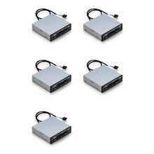 5pcs 3.5 Inch Front Panel Internal USB 2.0 9Pin Card Reader Hub TF Flash Micro- Card Slot MMC MS CF XD CF Slot