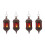 4 Pcs Hanging Hexagon Decorative Moroccan Candle Lantern Holders, Handmade Hanging Tea Light Holder 1