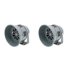 2X 12V 110Db Sirene Horn Tornado Alarm Lauter Elektro Motor Betriebener Metall Alarm / Sirene (Luft Angriff) für Auto Industrie Erinnerung