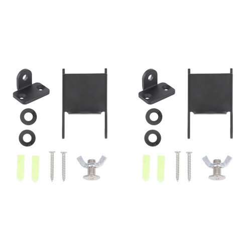 2X Speaker Wall Mount Bracket Metal Wall Fixed Stand Set for  Virtually Invisible 300 Wireless Surround Speakers