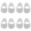 8Pcs 2.5 Inch Car Audio A-Pillar Tweeter Bracket Car Two-Way Frequency Inverted Mold Bracket Tweeter Base 2