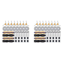 2Satz für X60 Ultra/X60 Master/X60 Max Ultra Robotersauger Zubehör Staubbeutel Hauptbürste Filter Wischmop-Tücher