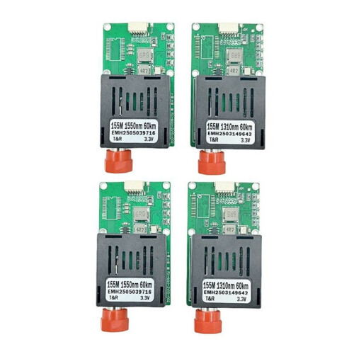 6 Pairs TTL Optical Transceiver Module 60KM Optical End Device Dedicated Optical Port ST Interface Module UART/SBUS 1