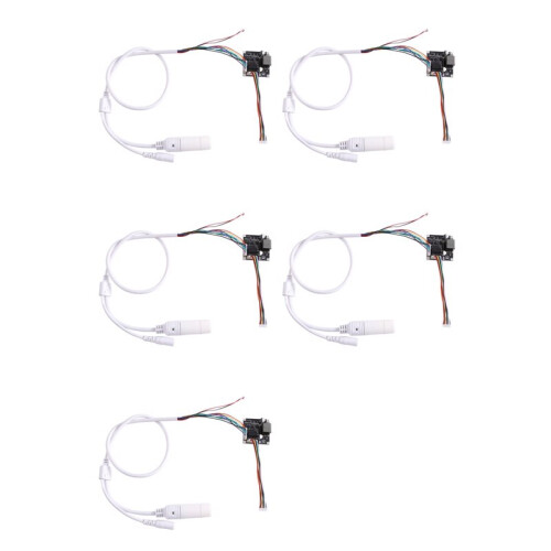 5X POE Module Board 48V Input Power over Ethernet 12V Output for Security CCTV Network IP Camera 8Pin with Poe Cable