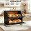 Double Decker Breadbox Bamboo Bread Bin with Lid 2-Tier Large Capacity,Clear Window with Magnet,Eco-friendly Material 6