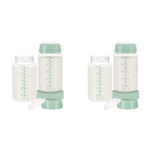 4pc 10oz Breastmilk Storage Bottle for SpectraS1 S2 9 SG/Motif /Others Wide-Mouth Flange, Breast Milk Containe