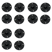 12 Pcs Speaker Stand Metal Speaker Stand Adapter for Speaker Pole DIY Home Theater Studio Cabinet
