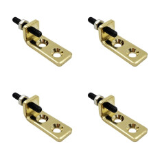 4X Brass Tremolo Stopper Stabilizer Set for FR and Other Floating Bridges Guitar Parts with Screw Wrench