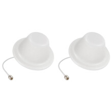 2X OmniDirectional Indoor Dome Ceiling Antenna - 3G/4G/GSM/LTE High Performance Wide Band with N-Female Connector