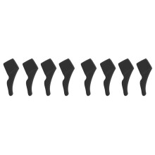 8 Peças de Ganchos de Silicone Antiderrapantes para Orelha, Compatíveis com Óculos de Grau, Acessórios de Realidade Virtual para Thunderbird