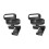 2X 4K 60FPS Live Webcam USB Autofocus Camera PC Rotatable Microphone Fill Light Streaming Camera for PC Laptop 2