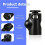2X Tray Support Connector for  P2S Teflon Feed Tube Fitting Tube Connector 3D Printer Accessory 6