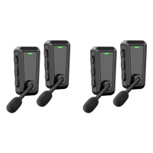 C10 Outdoor Cycling Bike Wireless Bt Music Sharing Earphones Climbing Helmet Intercom Headset with Noise Earphone, 4PCS