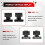 4x Dust Cover Hinges Turntable Replacement Hinge for Technics SL-1200 1300 Turntable Accessories 10