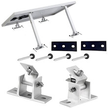 8X Adjustable Solar Panel Mount Bracket Base Aluminium Stainless Steel for Flat Sheet Metal Roof Solar Panel Tilt Moun