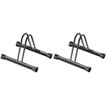 2X Road Bike Vertical Parking Rack Mountain Parking Kickstand Display Stand Support Indoor Repair Wheel Fixation