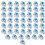 120PCS  Mechanical Keyboard Switches Clicky Tactile Key Replacement Set with  Puller Cleaning Lube Brush 2
