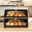 Double Decker Breadbox Bamboo Bread Bin with Lid 2-Tier Large Capacity,Clear Window with Magnet,Eco-friendly Material 8