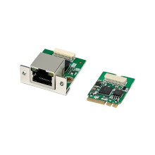 4X Adaptador Ethernet M.2 A+e 2.5GbE I226-V Multi-Gig 2.5G/1G/100M NGFF 2230 Tarjeta de Red para Servidor de Control Industrial