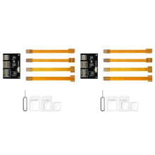 2X 4 in 1 Phone IC Card Activation Tool for SIM FPC 5/15cm Flexible Cable for Micro-SIM Card Converter