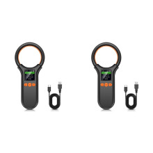 2X Pet Microchip Scanner, RFID EMID Micro-Chip Reader 500 Storage Records, 15 Digit Pet Chip Scanner