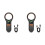 2X Pet Microchip Scanner, RFID EMID Micro-Chip Reader 500 Storage Records, 15 Digit Pet Chip Scanner 1