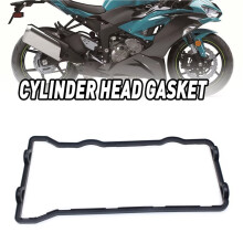 2X Motorcycle Cylinder Cover Cylinder Gasket for ZX6R ZX-6R 2009-2023