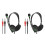 2X Cuffie Cablate da 3,5 mm con Microfono e Cancellazione del Rumore, Auricolari USB per Computer Portatile e PC 1