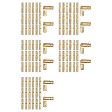 100Pcs Brass Hinge Hidden Invisible Concealed Hinges 20x4mm Hidden Hinge for Jewelry Box Cabinet Door Hinges Woodworking