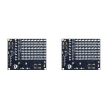 2X DIY Electronic Kit 64 SMD LED Patch Matrix Advertising Screen Number Display Soldering Project Practice Kit