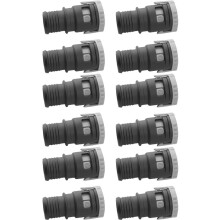 12PCS Heater Hose Connector for Focus 2L 2012-2016,Escape 2.0L 2013-2016,EcoBoost 2013-2016,Replace 1495393