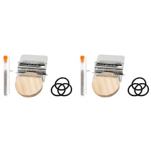 2X Knit Patch Kit Darning Loom, Portable Knitpatch Loom for Mending Jeans, Socks & Clothes DIY Weaving Arts
