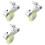 3X Encoder Bracket Aluminum Polyurethane Industrial Encoder Wheel Measuring Wheel 40mm Aluminum Encoder Mounting Bracket 1