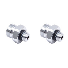 2X Scuba Diving Adapter Equipment Dive Male 3/8 Inch-24 to Male 9/16 Inch-18 Adapter Diving Adaptor
